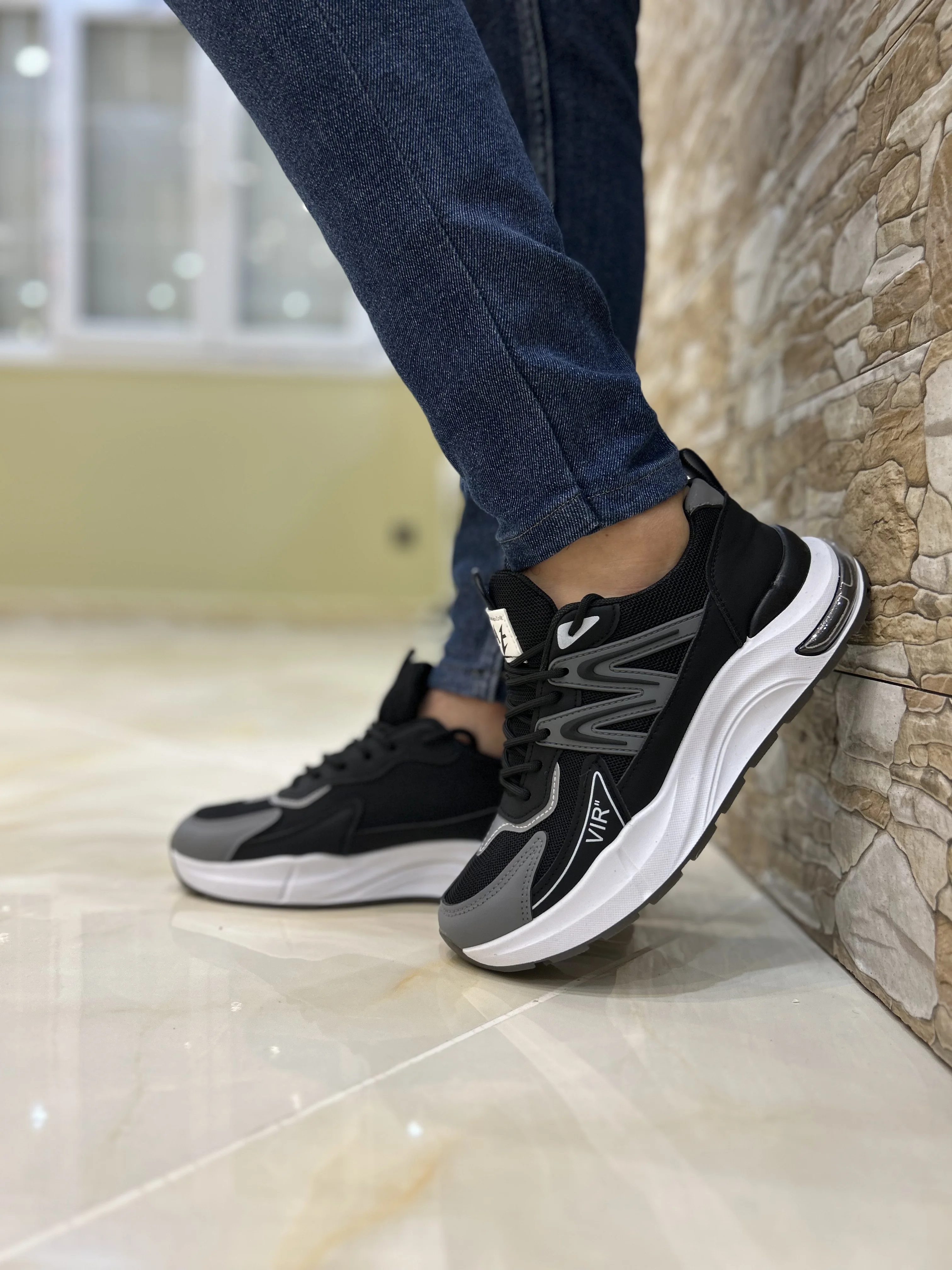 Men’s Casual Shoes Vir Promotion Noir