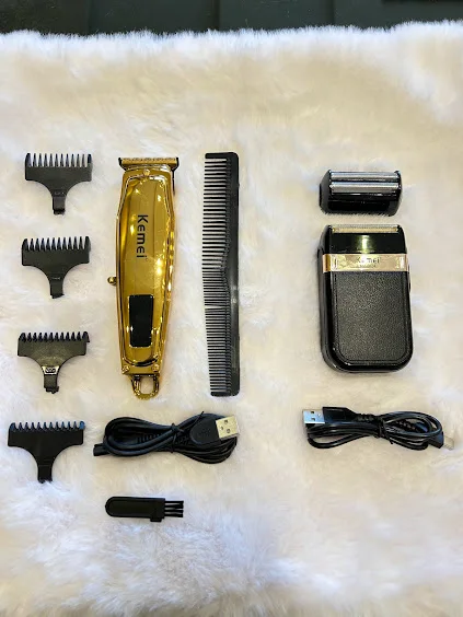 PACK KEMEI TONDEUSE + RAZOIR ELECTRIQUE