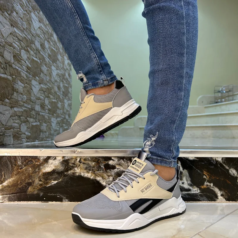 Men’s Casual Shoes Loverdo 2024 PROMOTION Gris