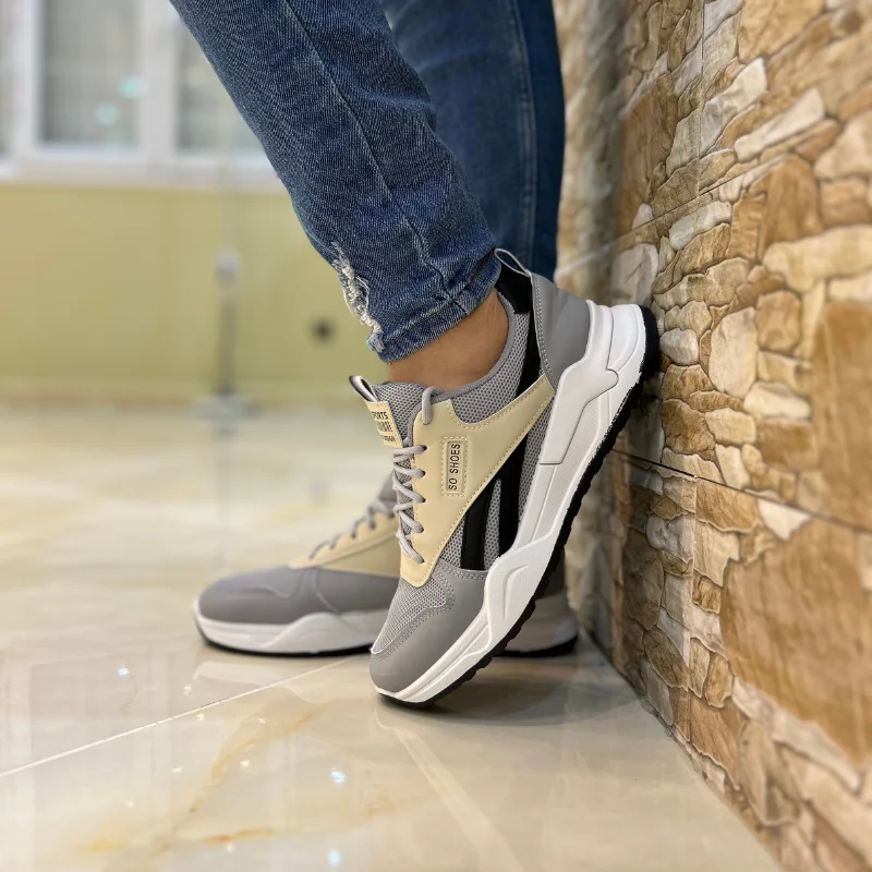 Men’s Casual Shoes Loverdo 2024 PROMOTION Gris
