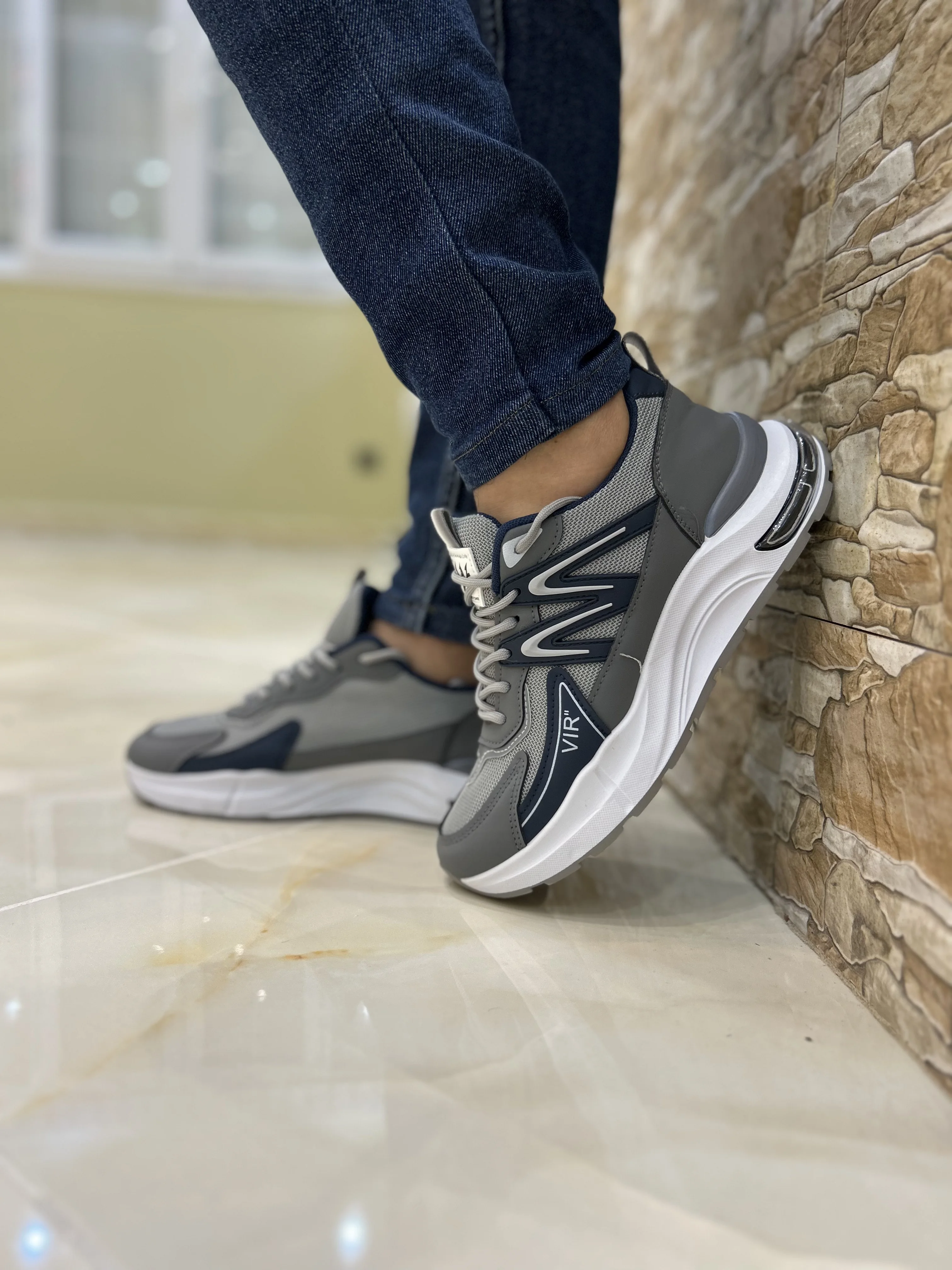 Men’s Casual Shoes Vir Promotion Gris