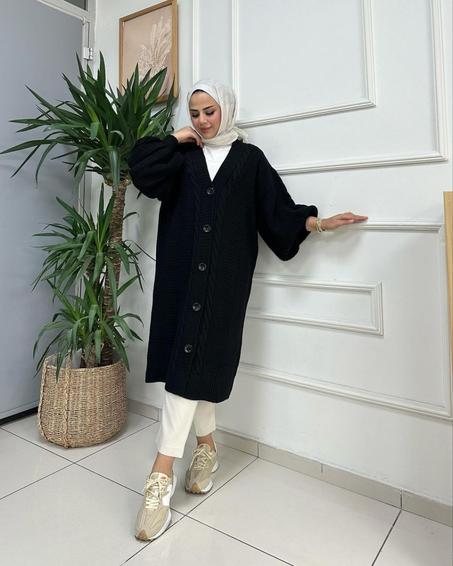 TRICOT ROBE AVEC BOTON 1842