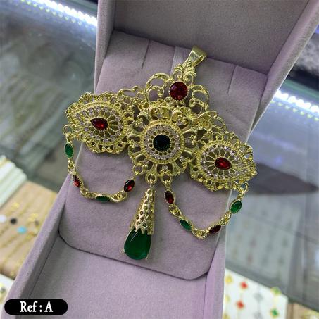Broche et pendantif marocain traditionnel