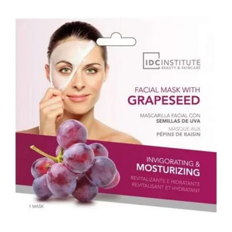 IDC INSTITUTE MASQUE TISSU REVITALISANT VISAGE AU PEPINS DE RAISIN 1 UNITE REF 5889