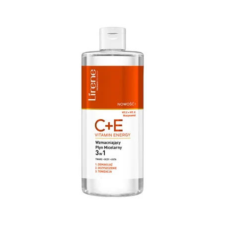 Lirene Dermoprogram EAU MICELLAIRE 3-en-1 a la VITAMINE C+E 400 ML LIRENE