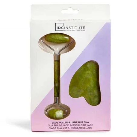 IDC INSTITUTE ENSEMBLE ROULEAU FACIAL ET JADE GUA SHA REF 80087
