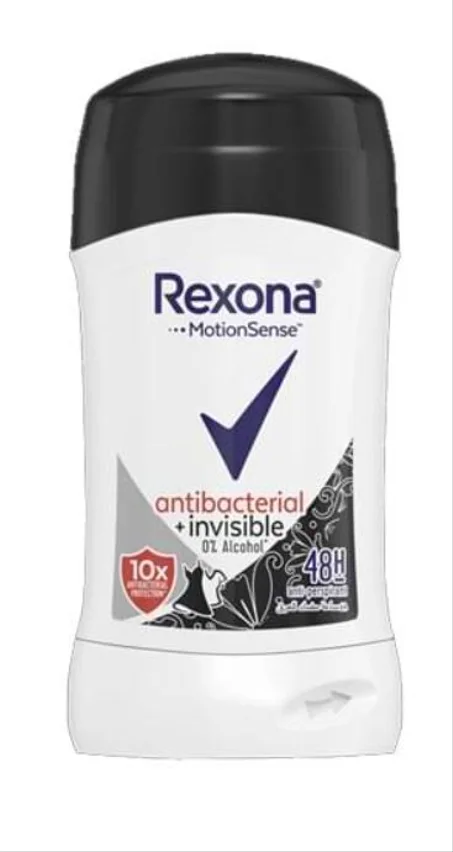 Rexona MotionSense AntiBacterial +Invisible 48H Stick 40G