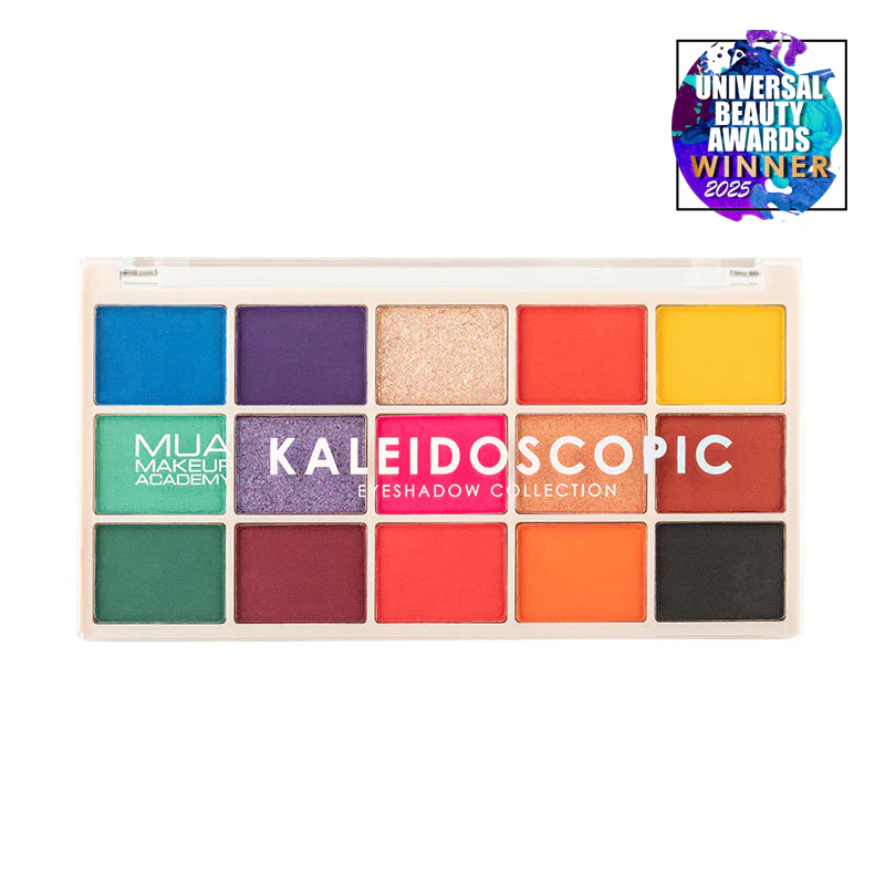 MUA 15 SHADE EYESHADOW PALETTE – KALEIDOSCOPIC