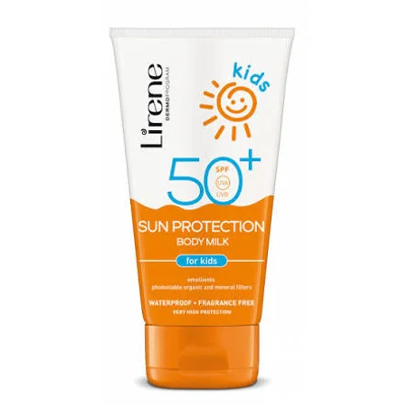 Lirene Dermoprogram Lait de Protection Solaire Corporel KIDS SPF 50+ LIRENE