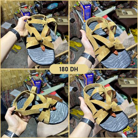 صندالة جلد أصلية و صنع يدوي %100 لعشاق البحر  🏄