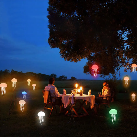 1-5pc Cartoon Dancing Jellyfish Night Light