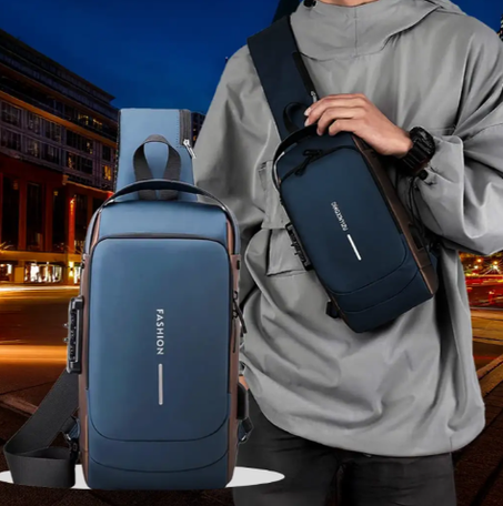 حقيبة صدر مضادة للماء والسرقة