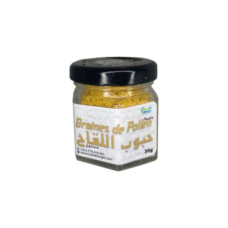 30g Pollen Poudre d'abeilles 100 % Pure et Naturelle