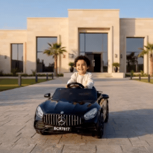 سيارة أطفال كهربائية مرسيدس سوداء 12V