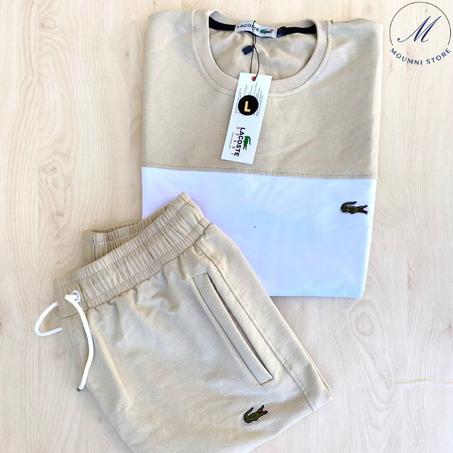 Ensemble Lacoste (Tshirt + Short)  2024 - Haute qualité