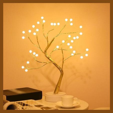 Arbre lumineuse à lampe perles