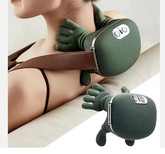 مساج الكتف و الرقبة علي شكل يد