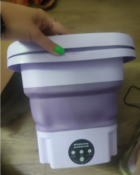 غسالة ملابس صغيرة قابلة للطي مع مجفف ( الافضل مبيعا في الجزائر )