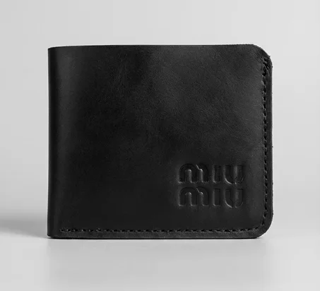 محفظة Miu الأصلية - Slim Fold جلد طبيعي 100%
