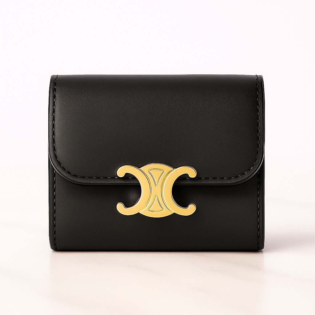 Celine Triomphe Canvas Wallet