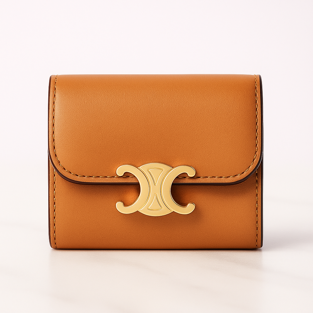 Celine Triomphe Canvas Wallet