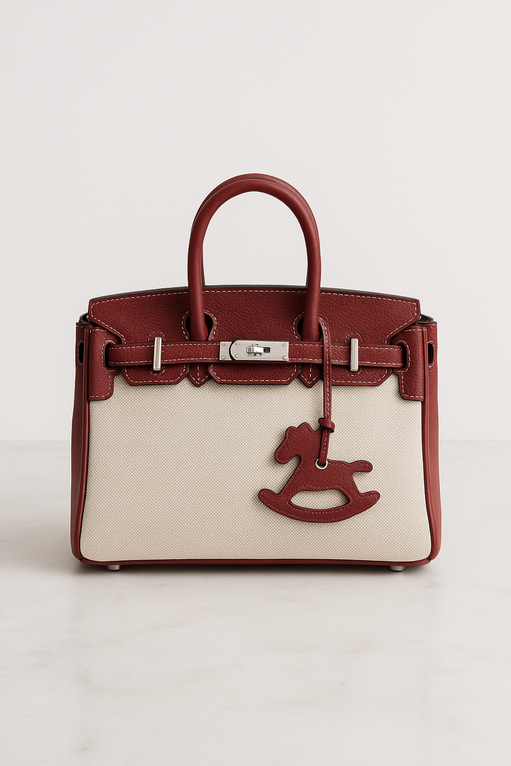 Hermès Birkin Rocker Charm – Noir Élégance