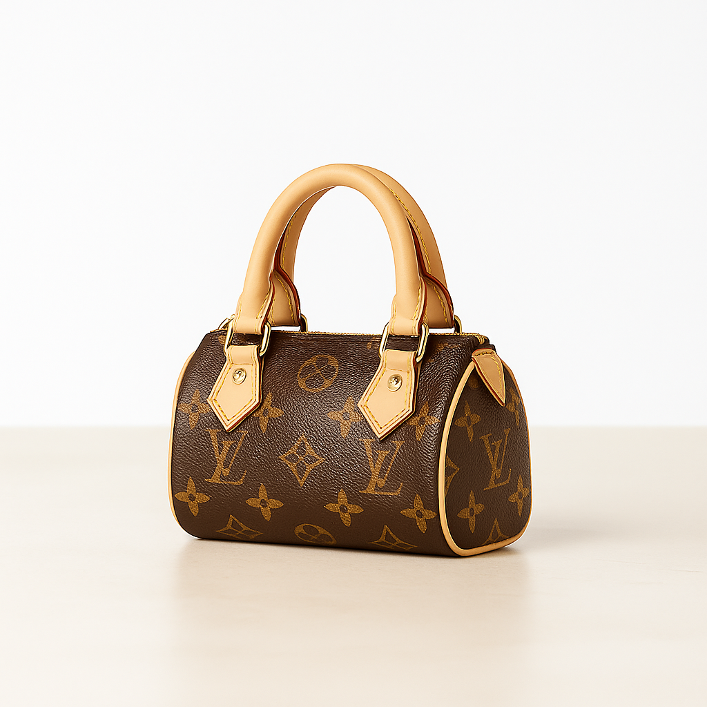 Louis Vuitton Speedy Nano Monogram — Marron & Vachetta clair
