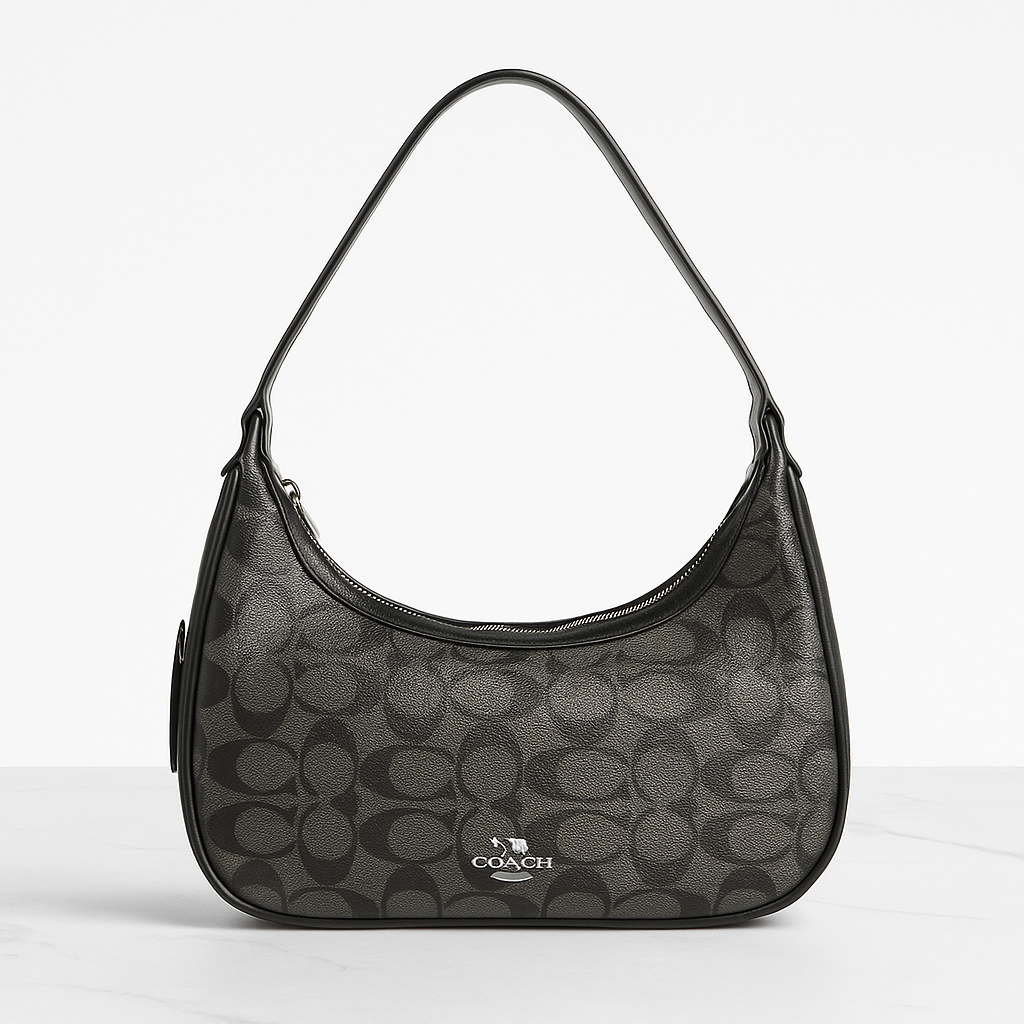 Hobo Coach Signature — Marron Monogram