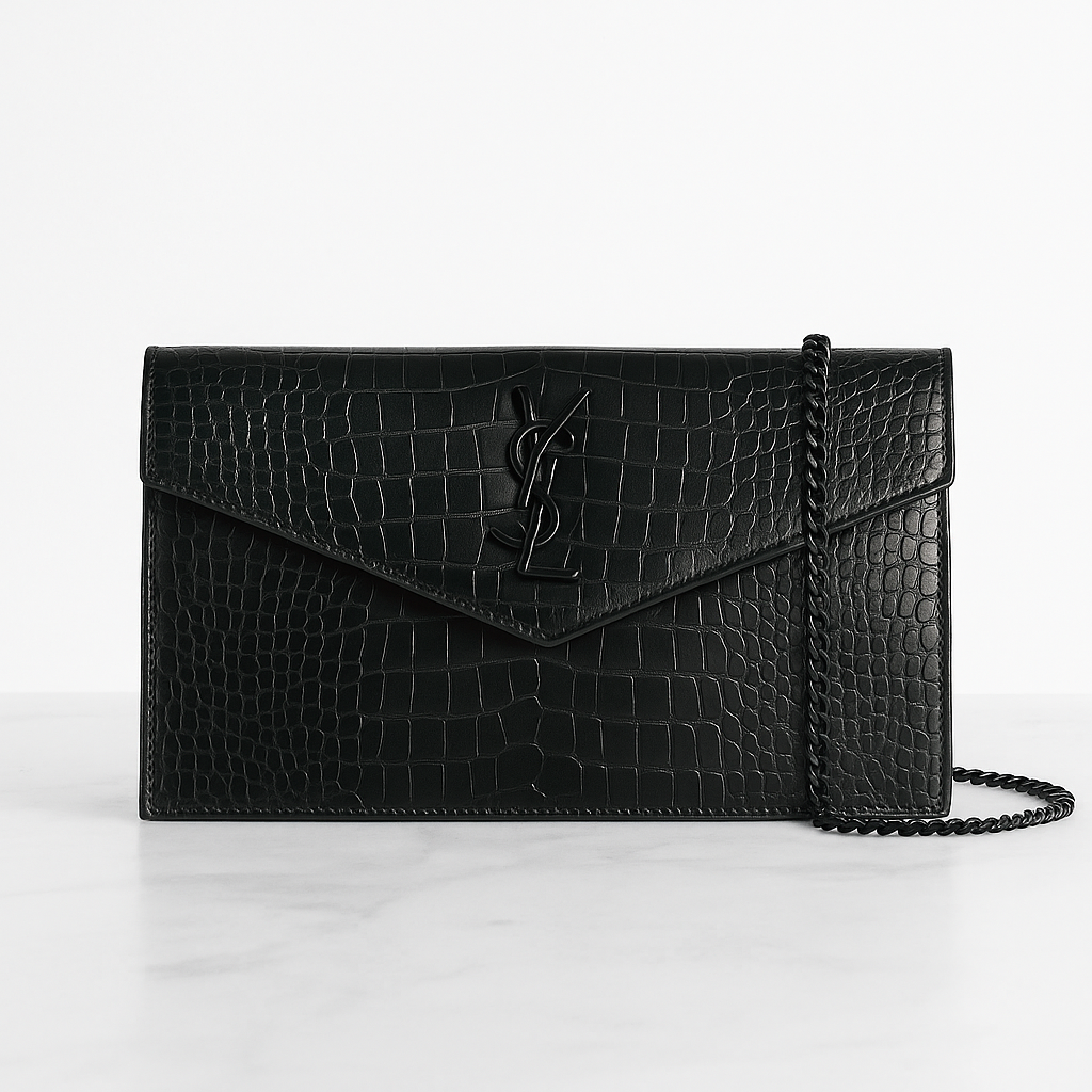 Saint Laurent Cassandre Envelope CROCO
