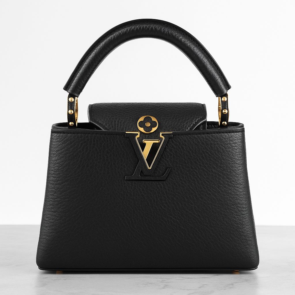 Louis Vuitton Capucines Mini — Taurillon Rouge, Anse Python