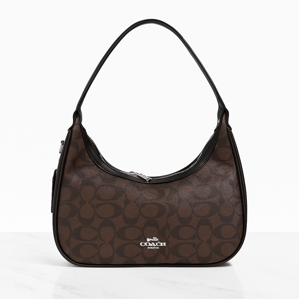 Hobo Coach Signature — Marron Monogram