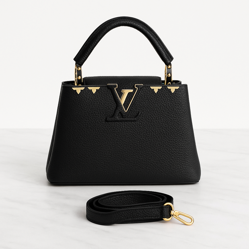 Louis Vuitton Capucines Mini — Taurillon Rouge, Anse Python