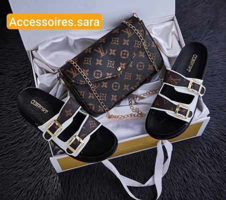 صندالة صيفية +حقيبة