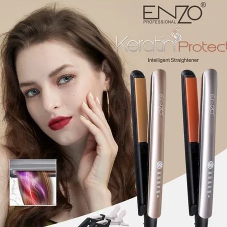 ENZO PROFESSIONAL Lisseur Cheveux Professional Pro En Ceramique Keratin Protect en 3860