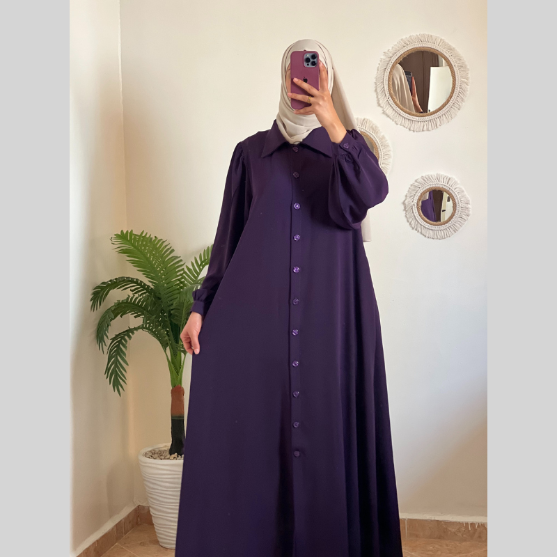 Robe Boutons Élégante