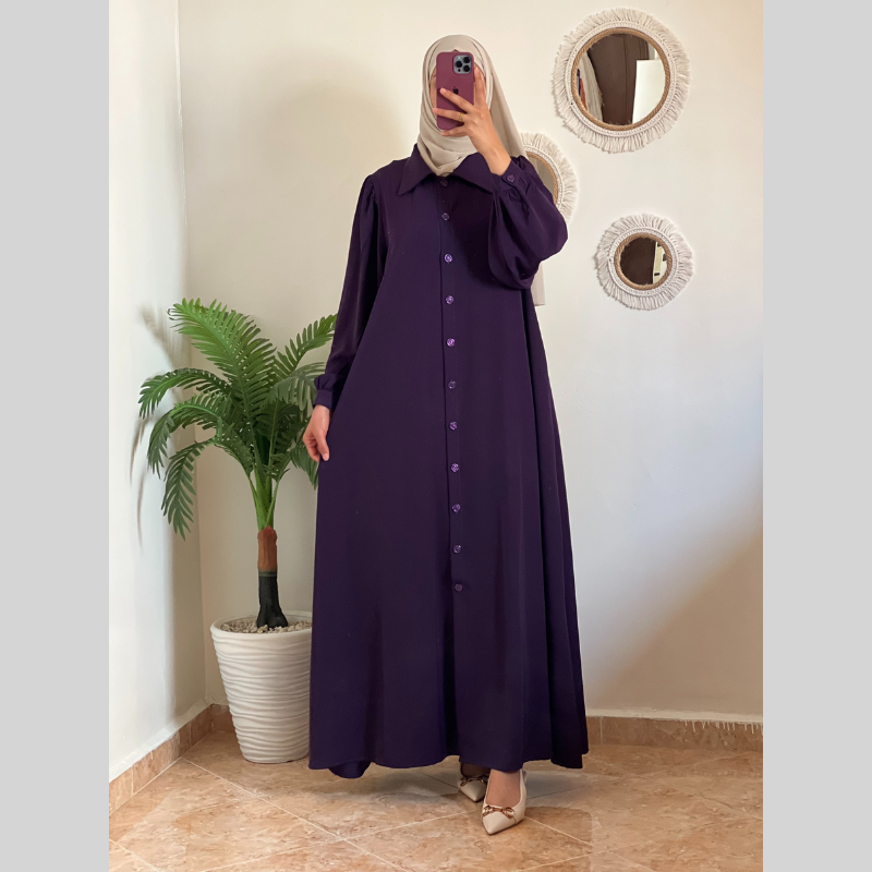 Robe Boutons Élégante