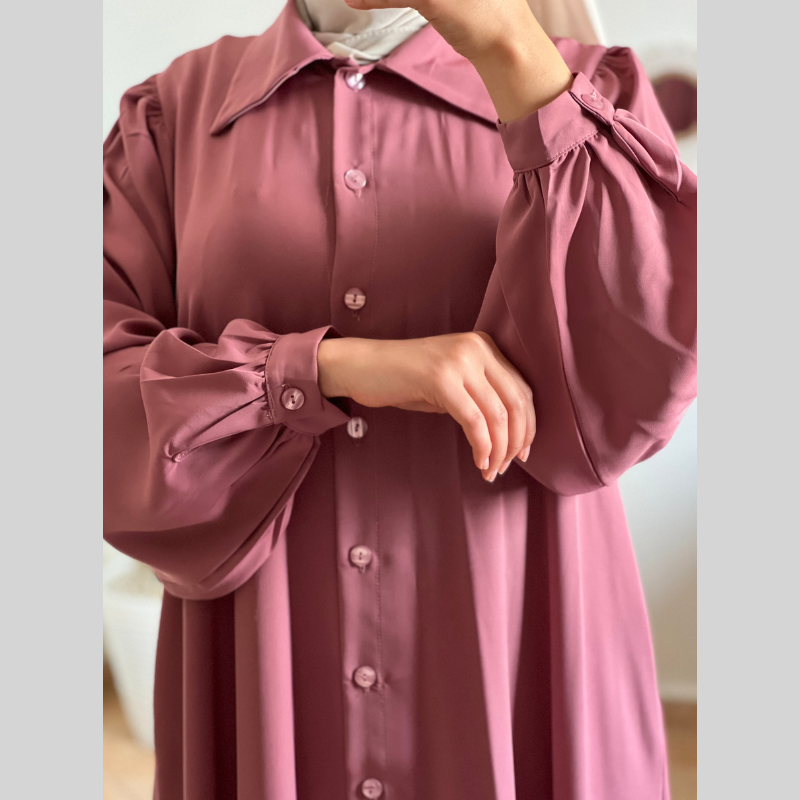 Robe Boutons Élégante