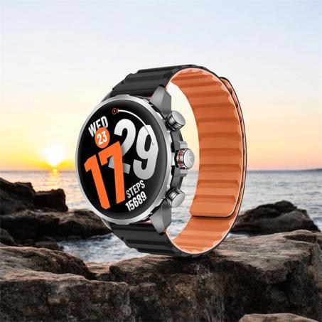 ساعة Kieslect KR 3 الذكية: تصميم فخم، GPS دقيق، ومكالمات بلوتوث بجودة عالية