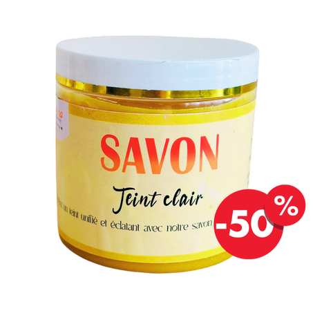 Savon teint clair ☀️