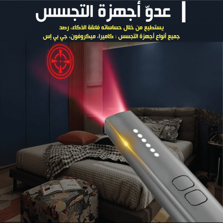 كاشف ضد التجسس في الفنادق ، ومكافحة التنصت ، وكاشف أجهزة تتبع السيارة
