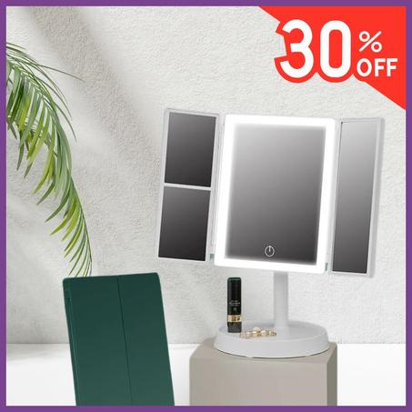 مرآة الميكاب المضيئة