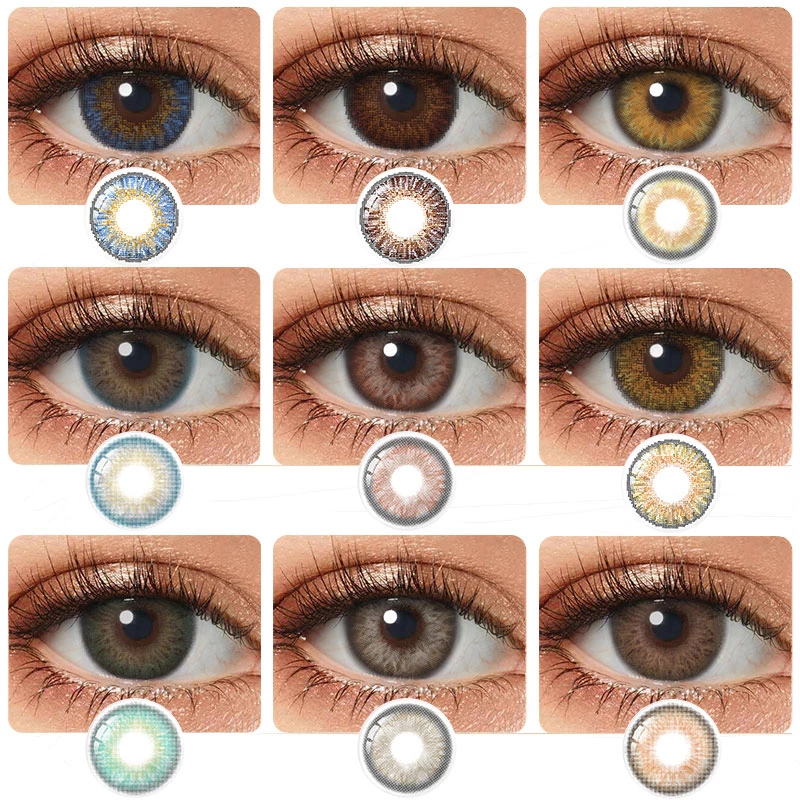 lentilles de contact couleur
