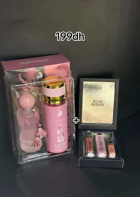 PARFUM+SPRAY+3 LIPSTICK