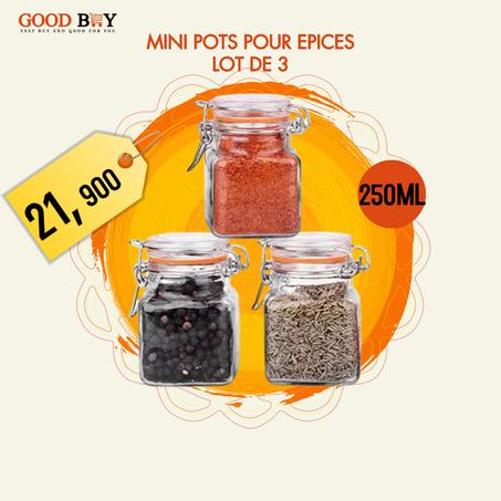 برطمانات زجاجية لحفظ التوابل