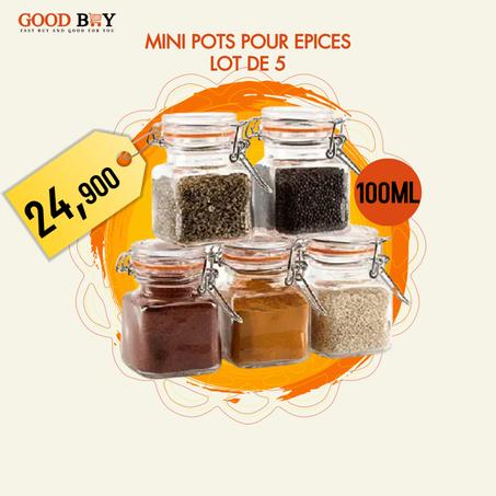 برطمانات زجاجية لحفظ التوابل