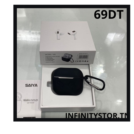 AIRPODS T40+ Cashe Selicone gratuit