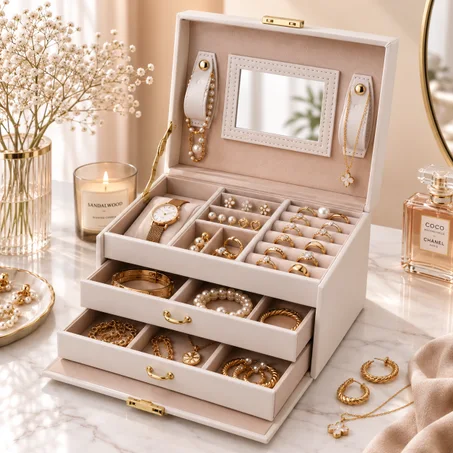 Boîtes à bijoux et organisateurs