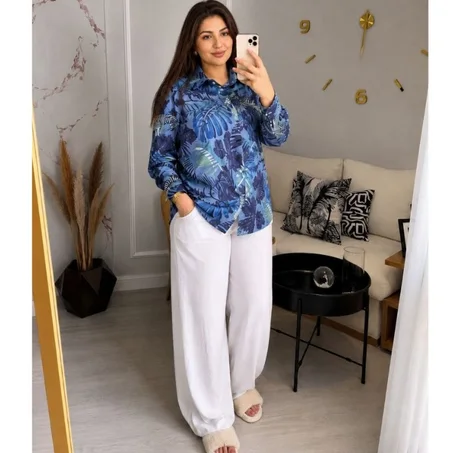 Ensemble Angelina ( chemise + pantalon)