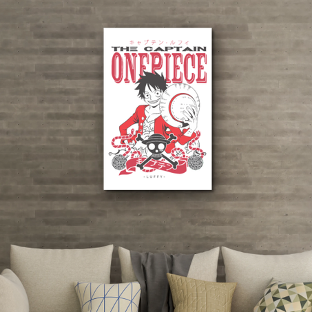 Luffy captain poster