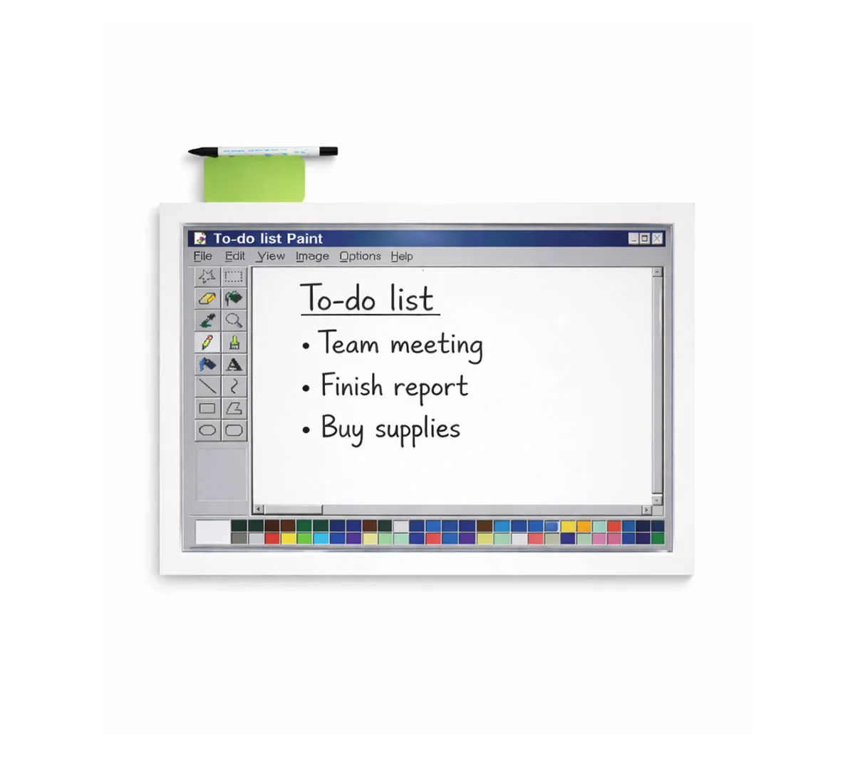 MS Paint Whiteboard – Tableau Créatif d’Organisation